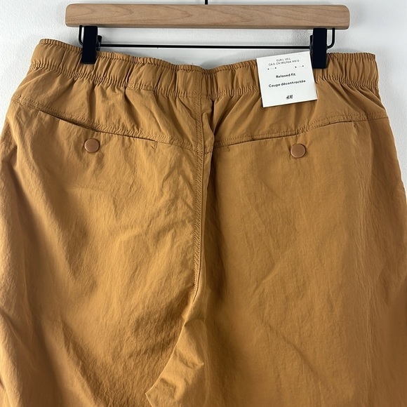 H&M Relaxed Fit Convertible Jogger Pants Brown Mens Size L Utility Gorpcore - Picture 9 of 14